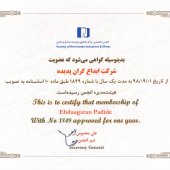Сертификат  профессионального общества  центров по исследованию 